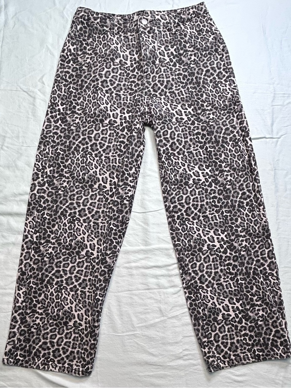 Birch & Stone Leopard Wide LegJeans M